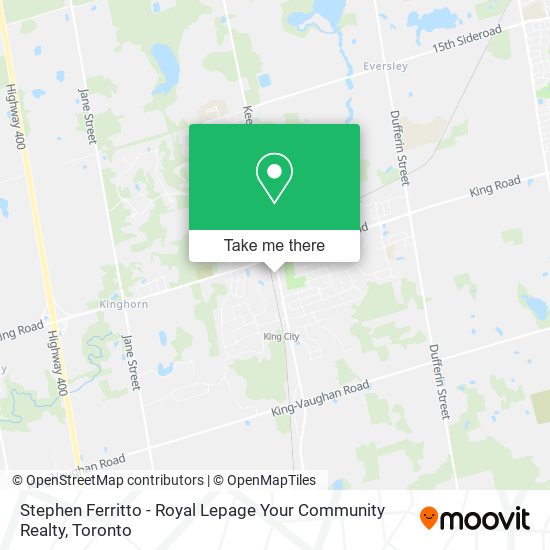 Stephen Ferritto - Royal Lepage Your Community Realty map