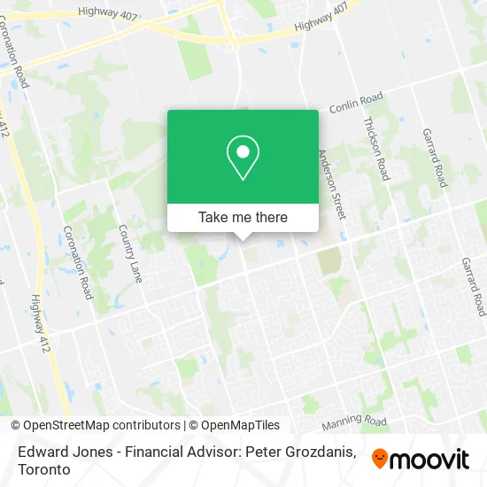 Edward Jones - Financial Advisor: Peter Grozdanis map
