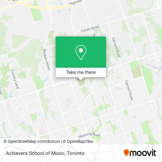 Achievers School of Music map