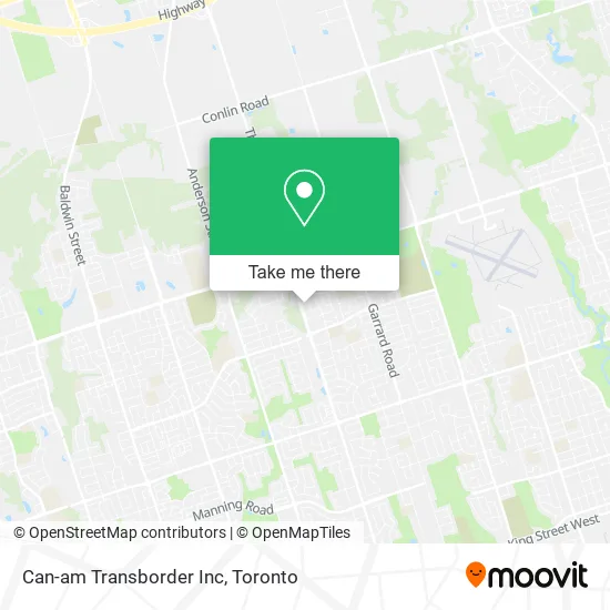 Can-am Transborder Inc map