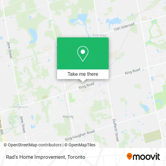 Rad's Home Improvement map