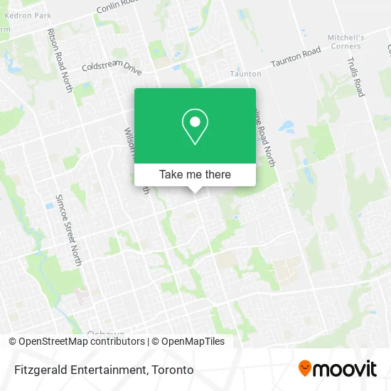 Fitzgerald Entertainment map