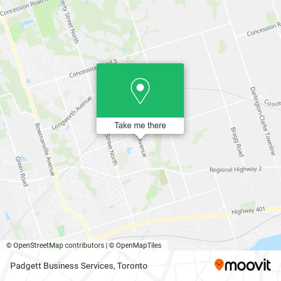 Padgett Business Services map