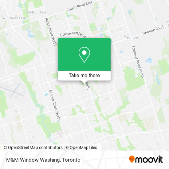 M&M Window Washing map
