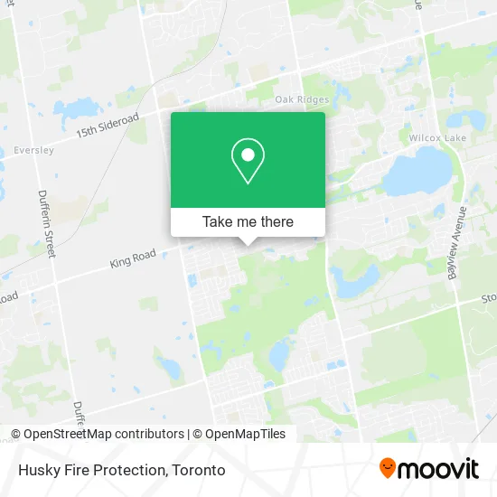 Husky Fire Protection map