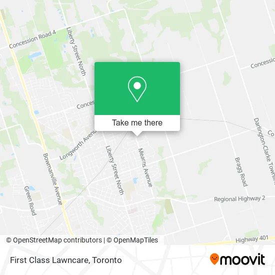 First Class Lawncare map