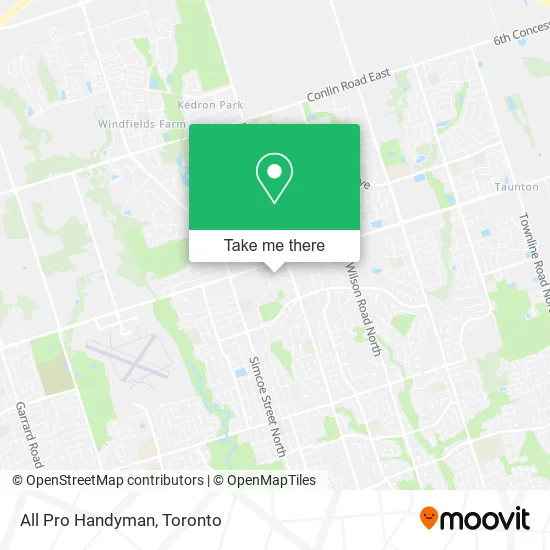 All Pro Handyman map