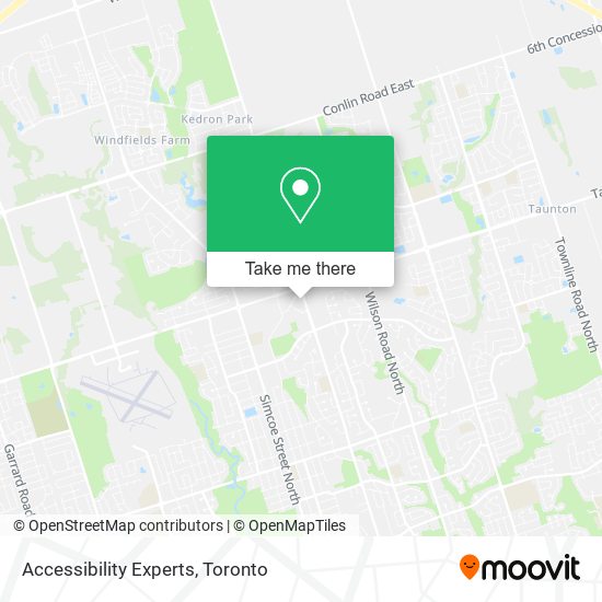 Accessibility Experts map