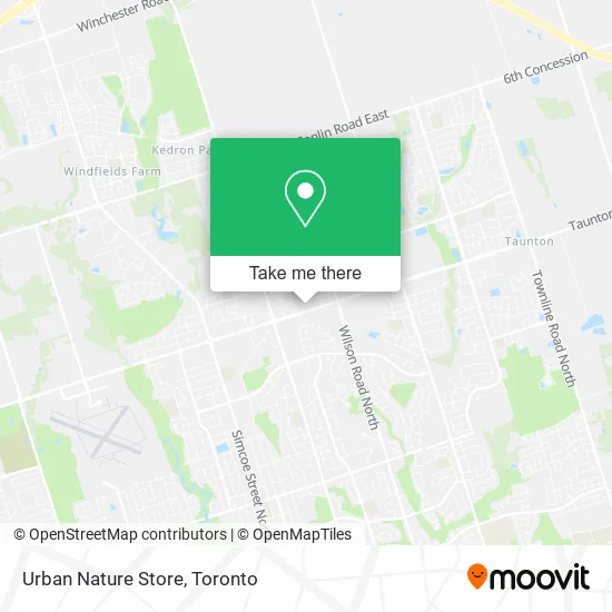 Urban Nature Store map