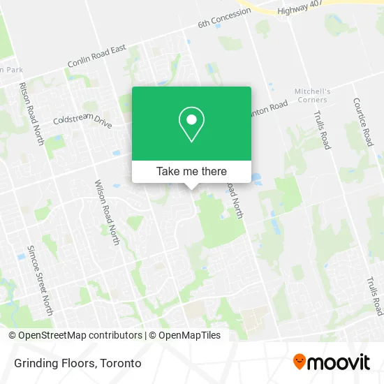 Grinding Floors map