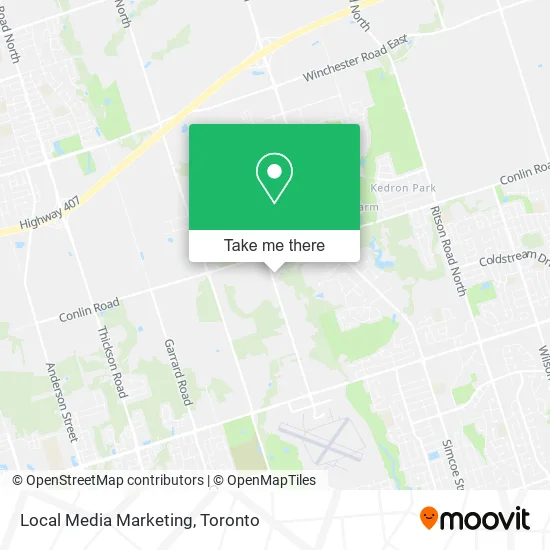 Local Media Marketing map