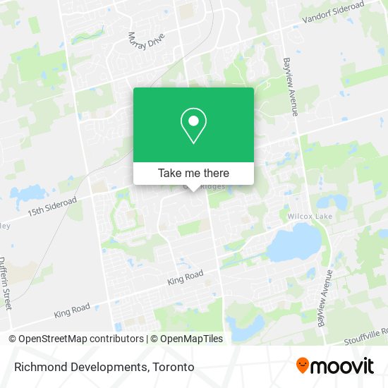 Richmond Developments map