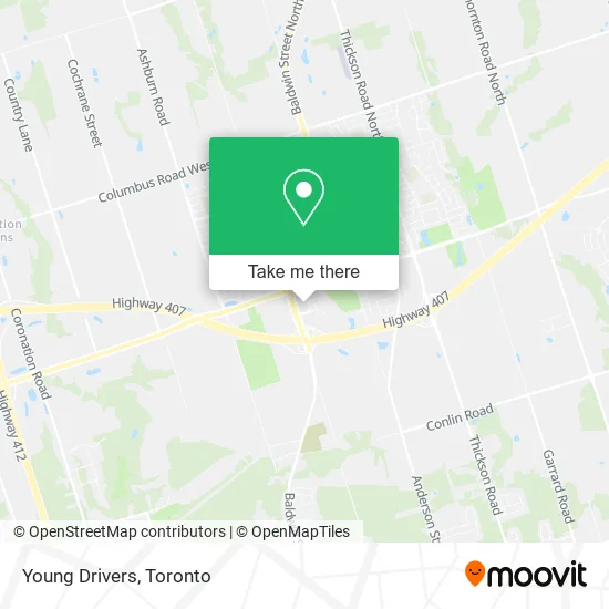 Young Drivers map
