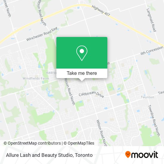 Allure Lash and Beauty Studio map