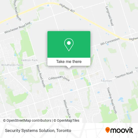 Security Systems Solution map