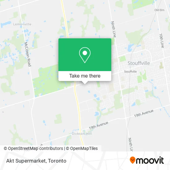 Akt Supermarket map