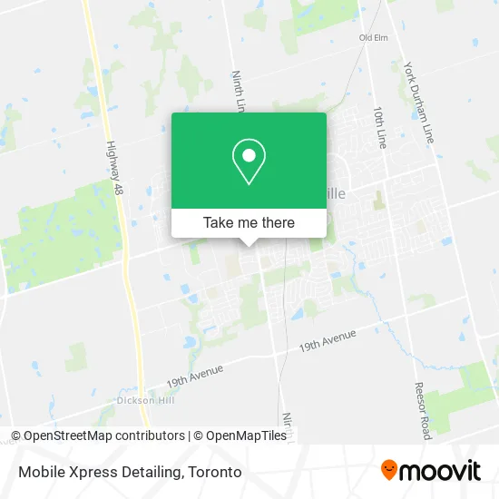 Mobile Xpress Detailing map