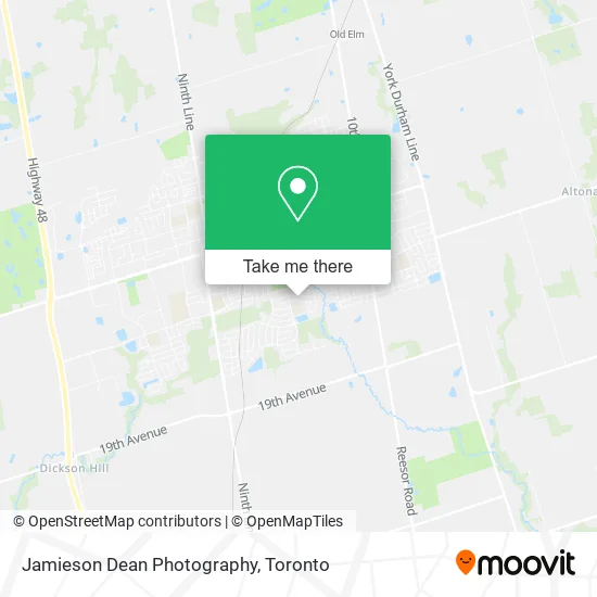 Jamieson Dean Photography map