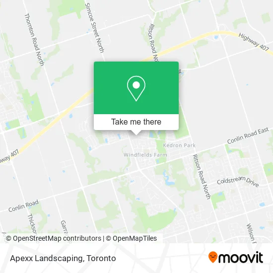 Apexx Landscaping map
