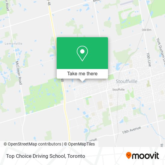Top Choice Driving School map