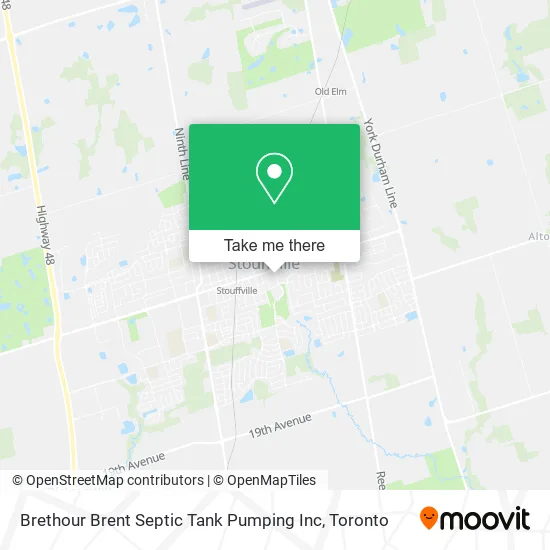 Brethour Brent Septic Tank Pumping Inc map