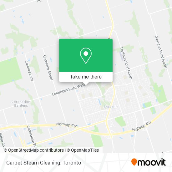 Carpet Steam Cleaning map