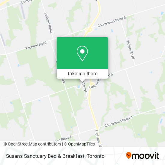 Susan's Sanctuary Bed & Breakfast plan