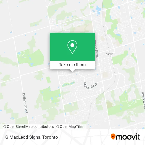G MacLeod Signs map