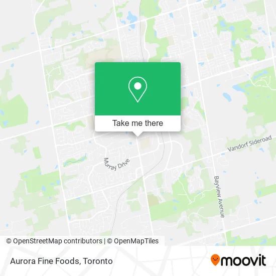 Aurora Fine Foods map