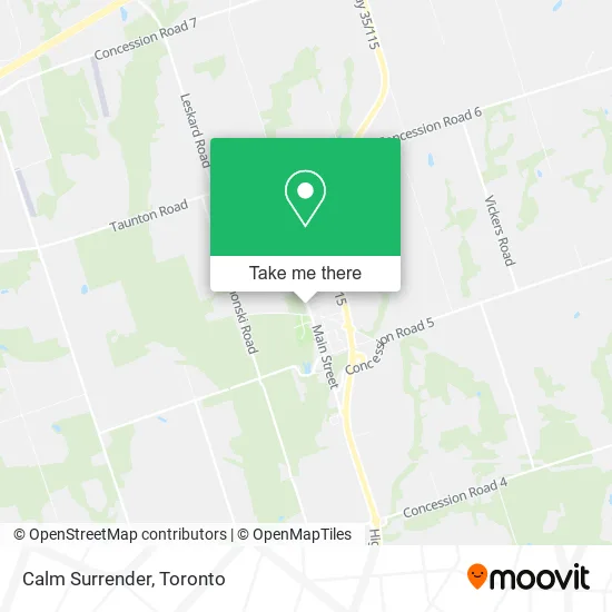 Calm Surrender map