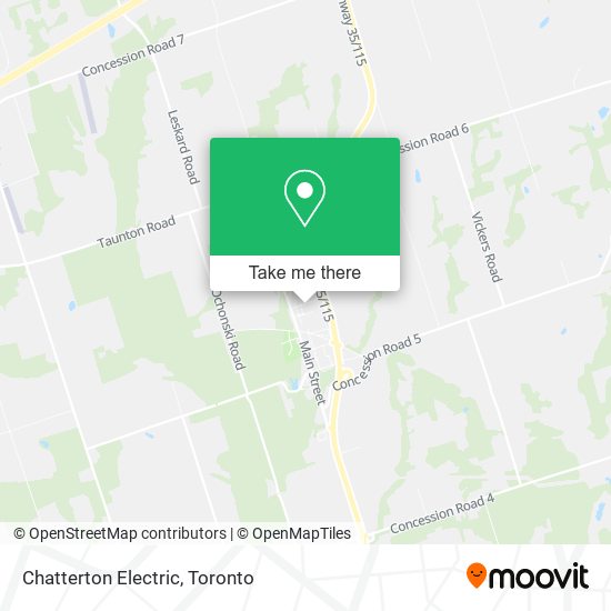 Chatterton Electric map