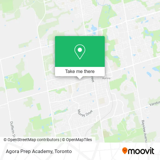 Agora Prep Academy map