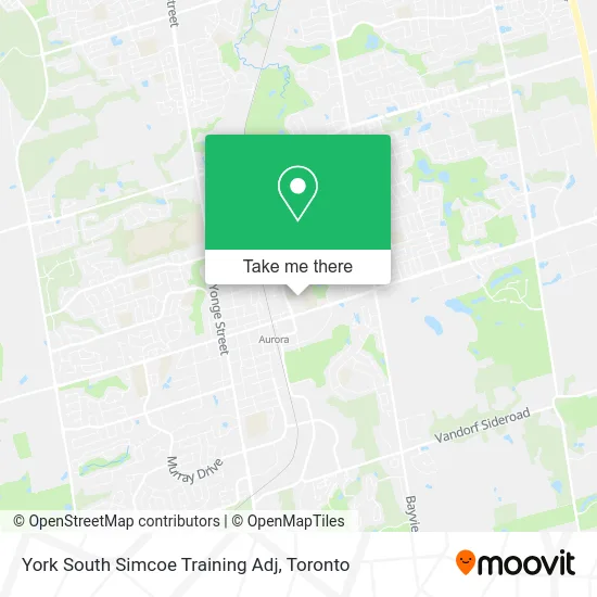 York South Simcoe Training Adj map
