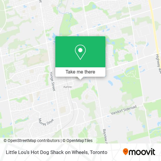 Little Lou's Hot Dog Shack on Wheels map