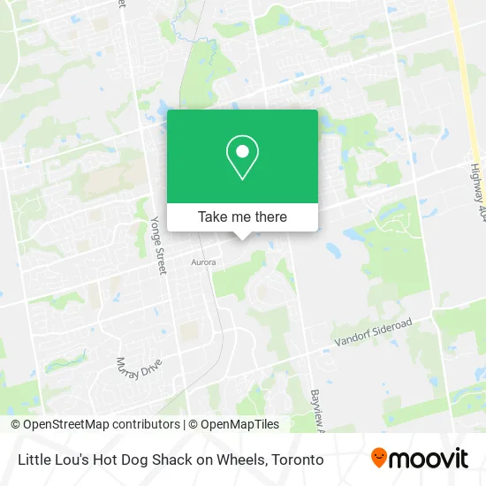 Little Lou's Hot Dog Shack on Wheels map