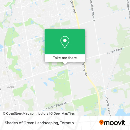Shades of Green Landscaping map