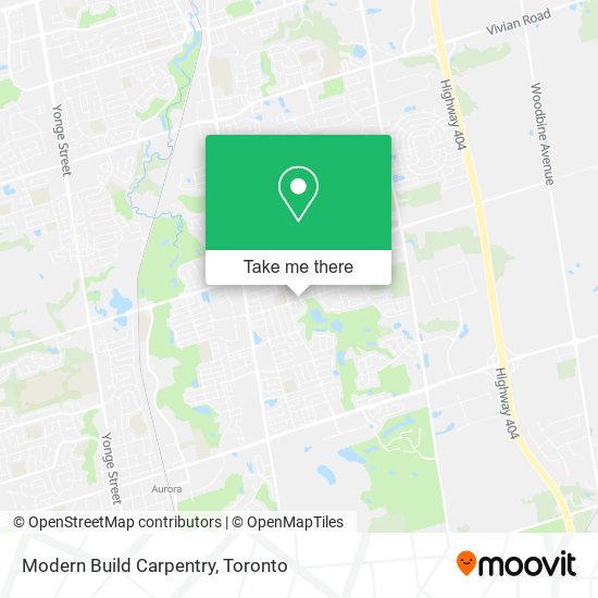 Modern Build Carpentry plan