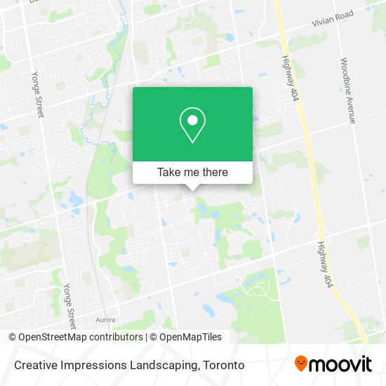 Creative Impressions Landscaping map