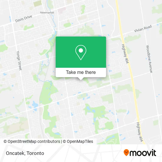 Oncatek map