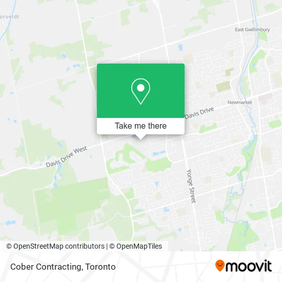 Cober Contracting map