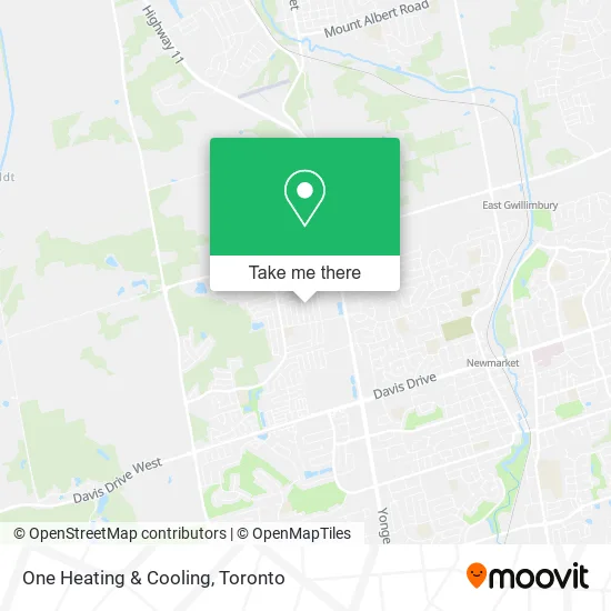 One Heating & Cooling map