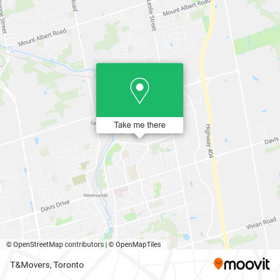 T&Movers map