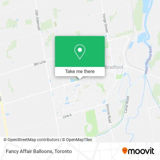 Fancy Affair Balloons map