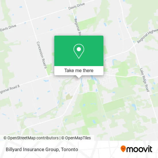 Billyard Insurance Group map