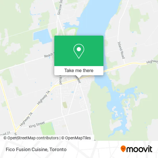 Fico Fusion Cuisine map