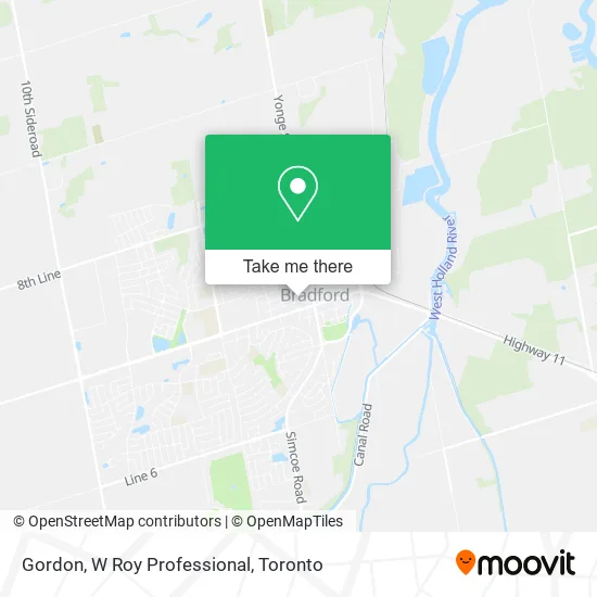 Gordon, W Roy Professional map