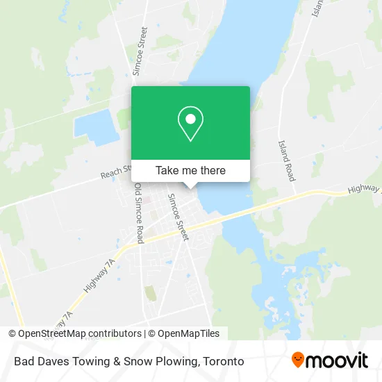 Bad Daves Towing & Snow Plowing map