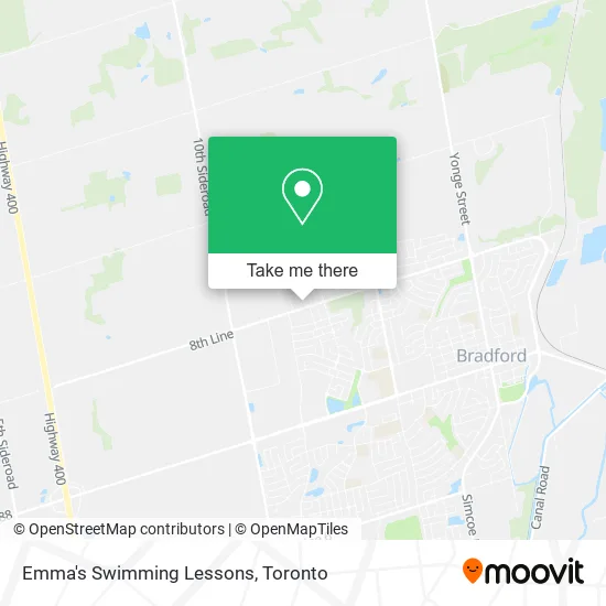 Emma's Swimming Lessons map