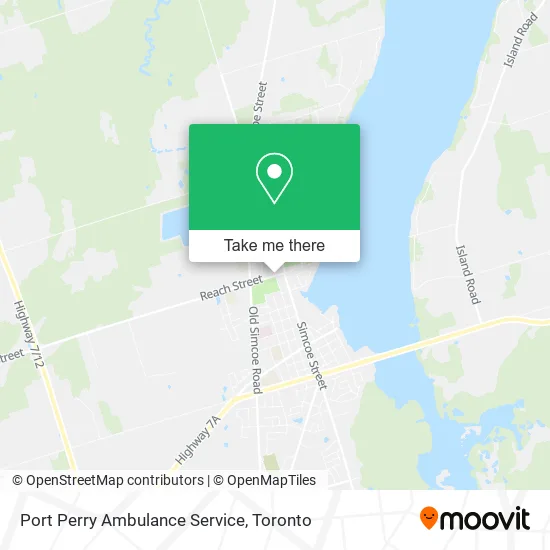 Port Perry Ambulance Service map