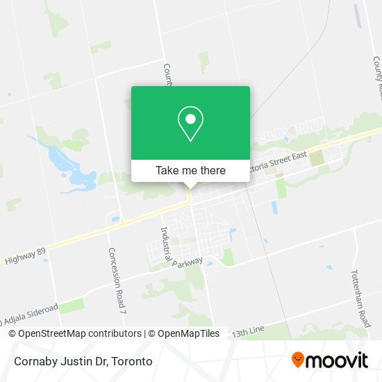 Cornaby Justin Dr map